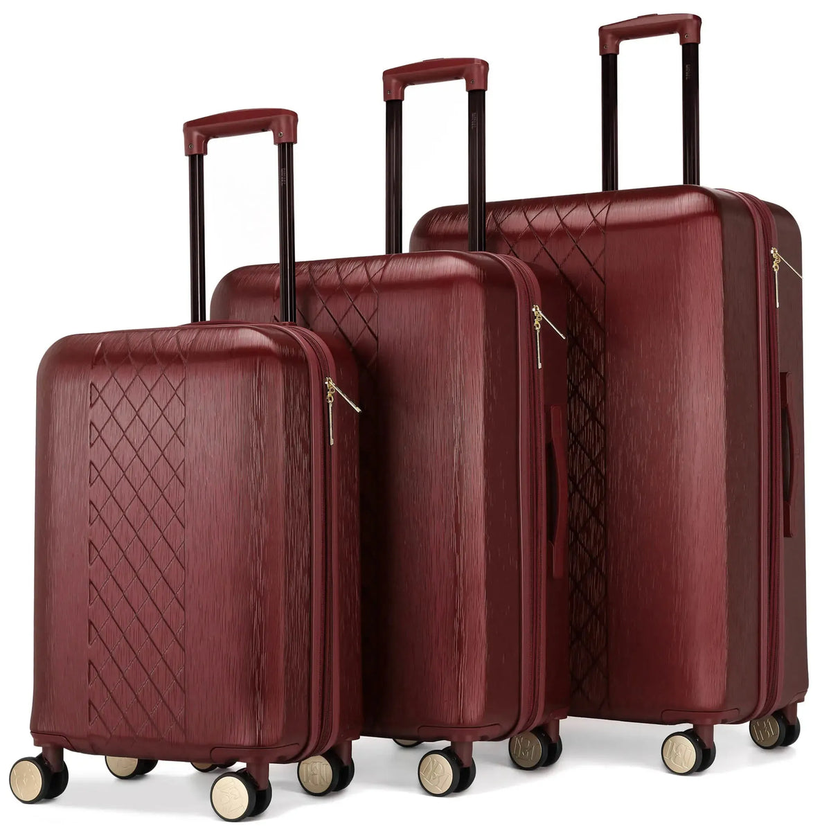 Diamond 3-Piece Expandable Luggage Set