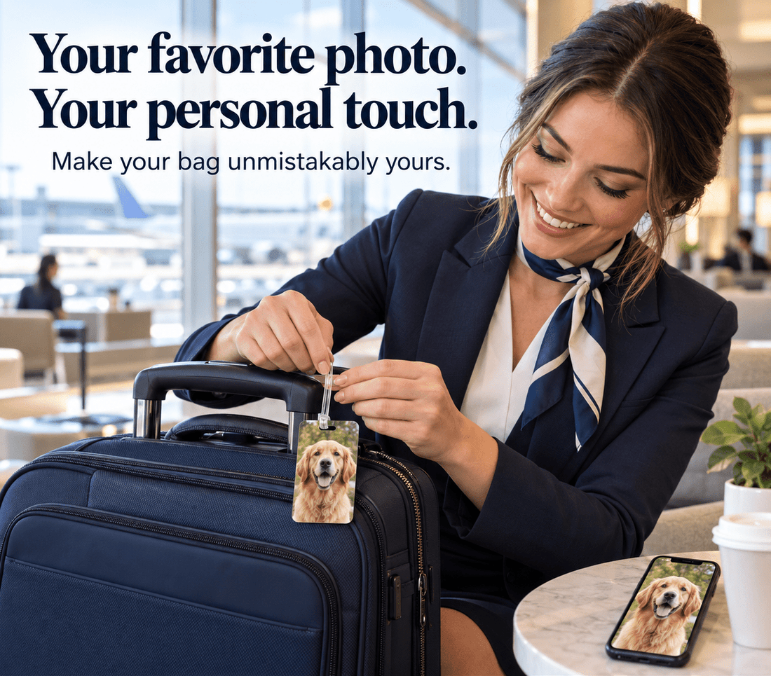 Custom Photo Luggage Tags: Your Favorite Photo, Your Next Adventure