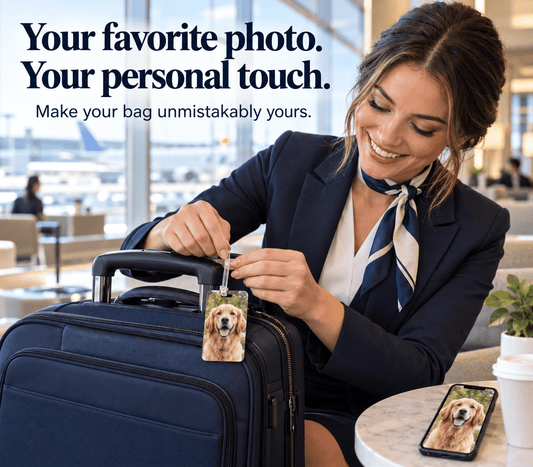 Custom Photo Luggage Tags: Your Favorite Photo, Your Next Adventure