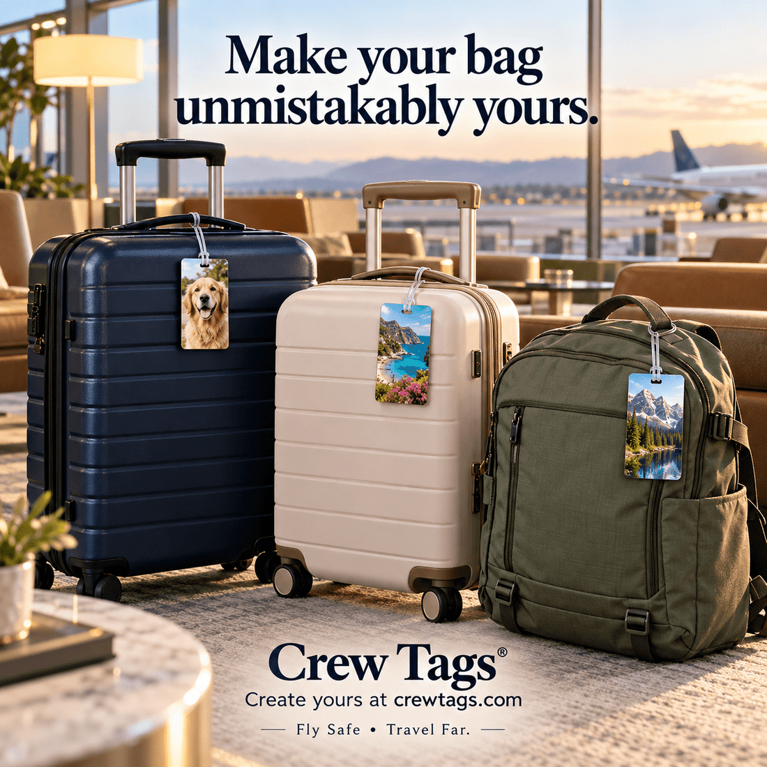 Make Your Bag Unmistakably Yours with Custom Photo Luggage Tags