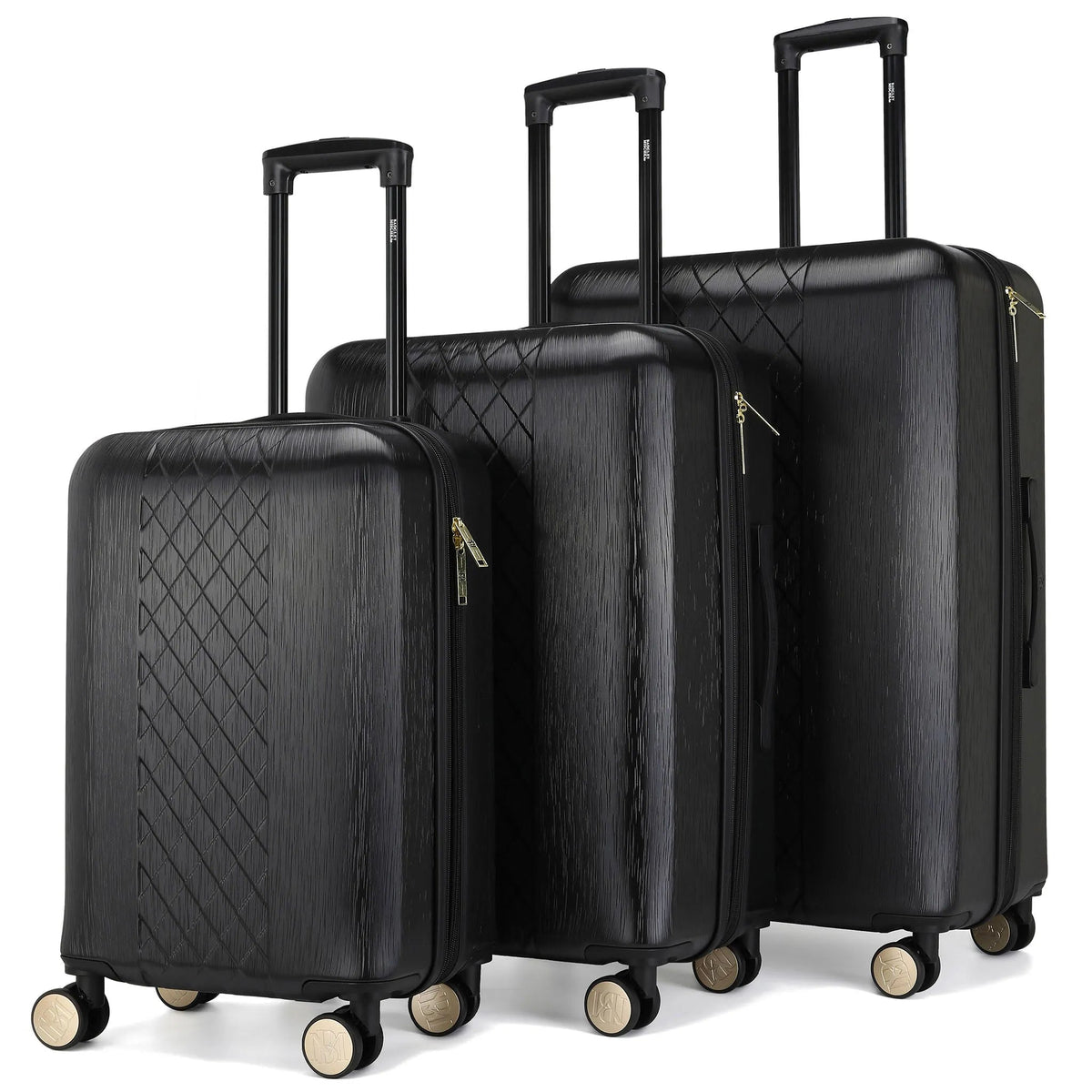 Diamond 3-Piece Expandable Luggage Set