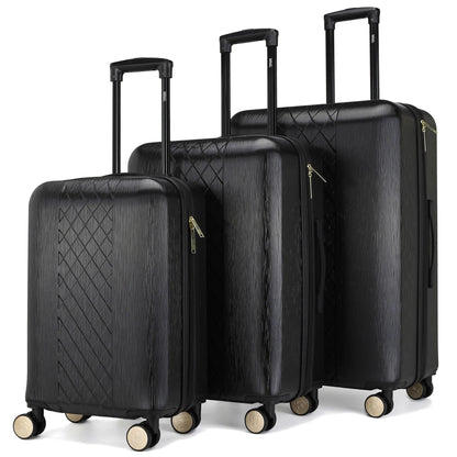 Diamond 3-Piece Expandable Luggage Set