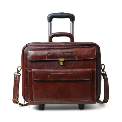 Wanderer Leather Suitcase