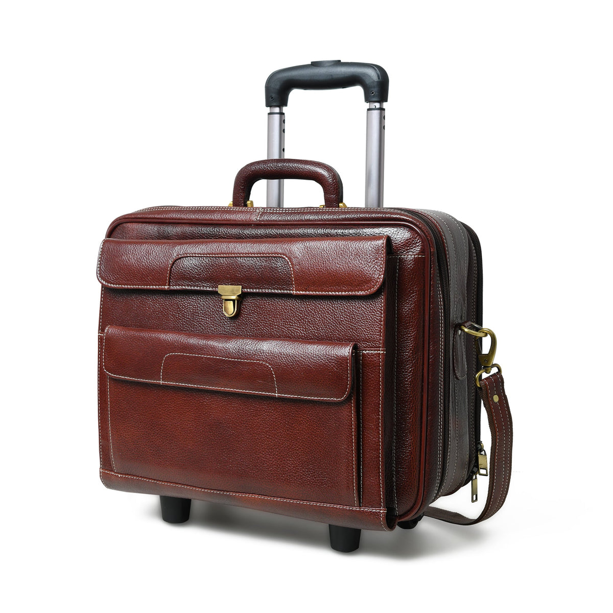 Wanderer Leather Suitcase