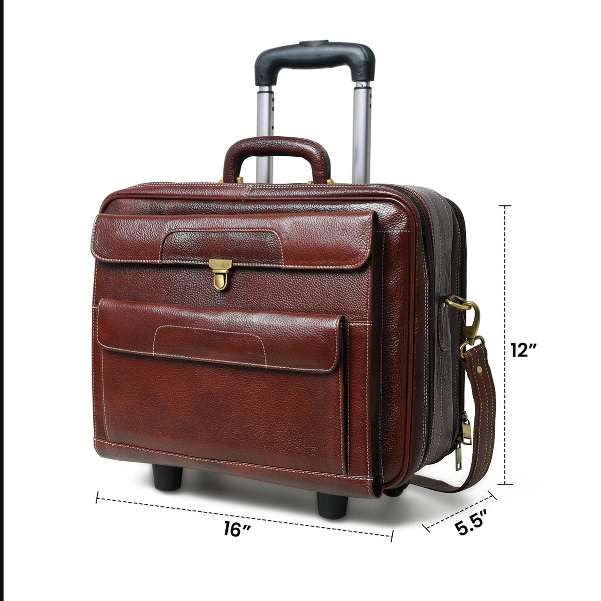 Wanderer Leather Suitcase