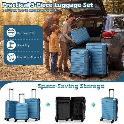 3-Piece Hardside Luggage Set