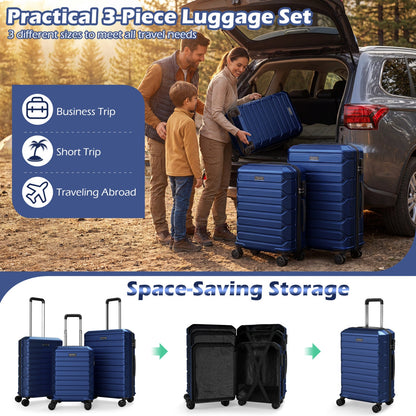 3-Piece Hardside Luggage Set
