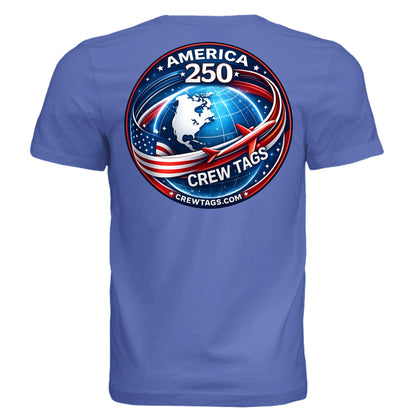 America 250 Blue T-Shirt Back