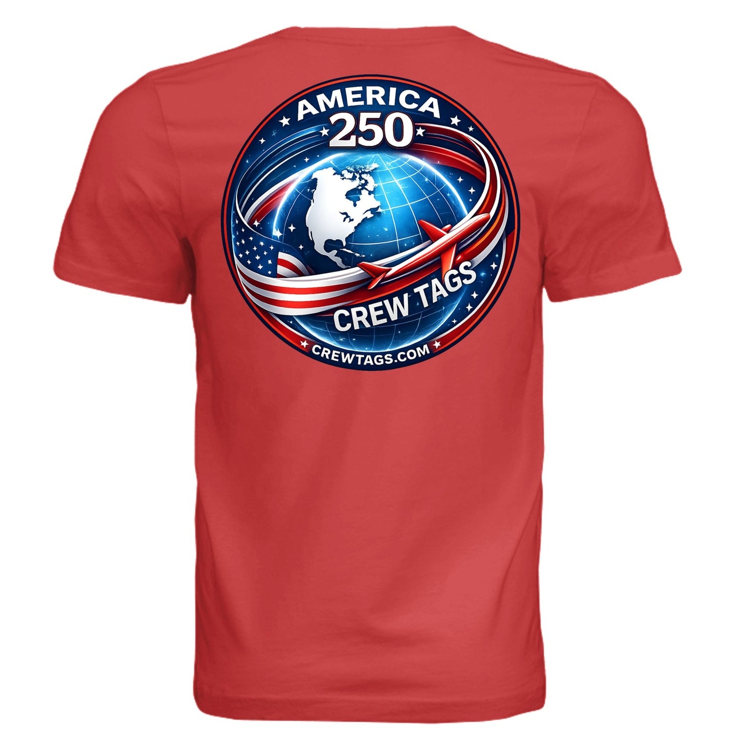 America 250 Red T-Shirt Back
