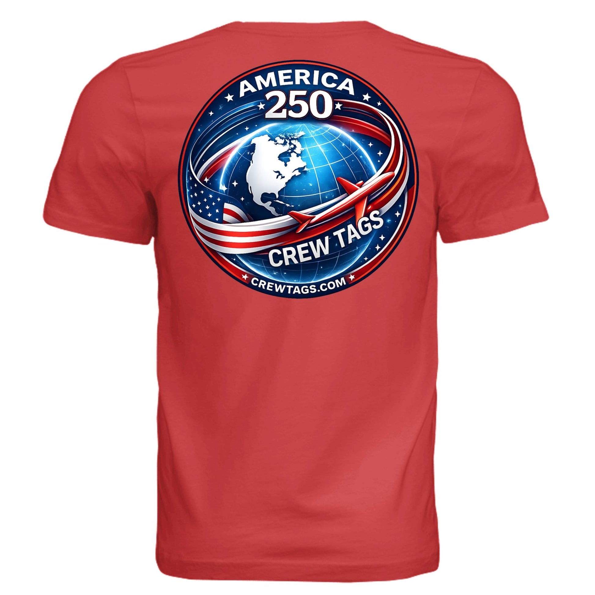America 250 Red T-Shirt Back