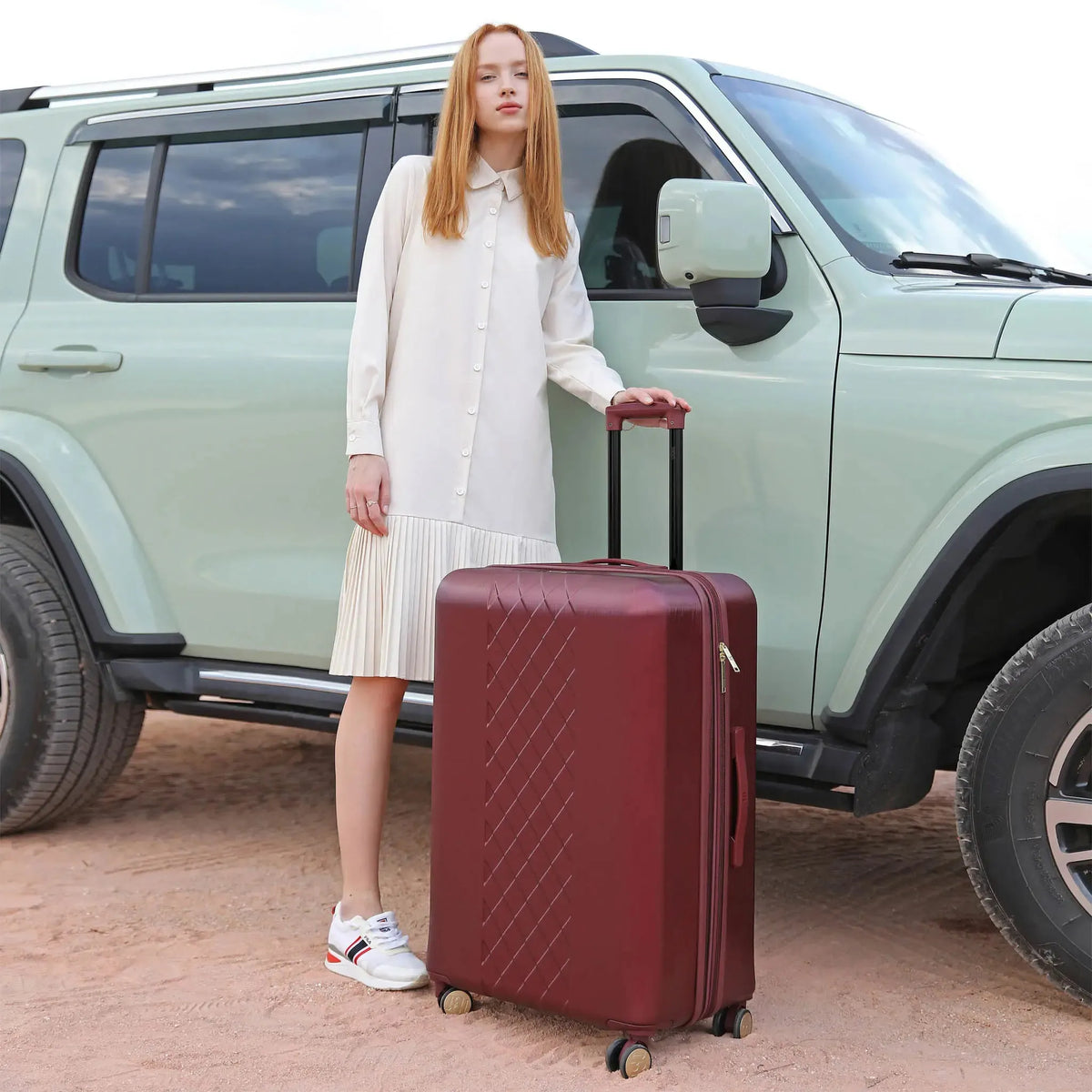 Diamond 3-Piece Expandable Luggage Set