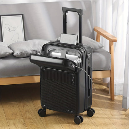 Hardside Carry-On Suitcase with USB Port & TSA Lock