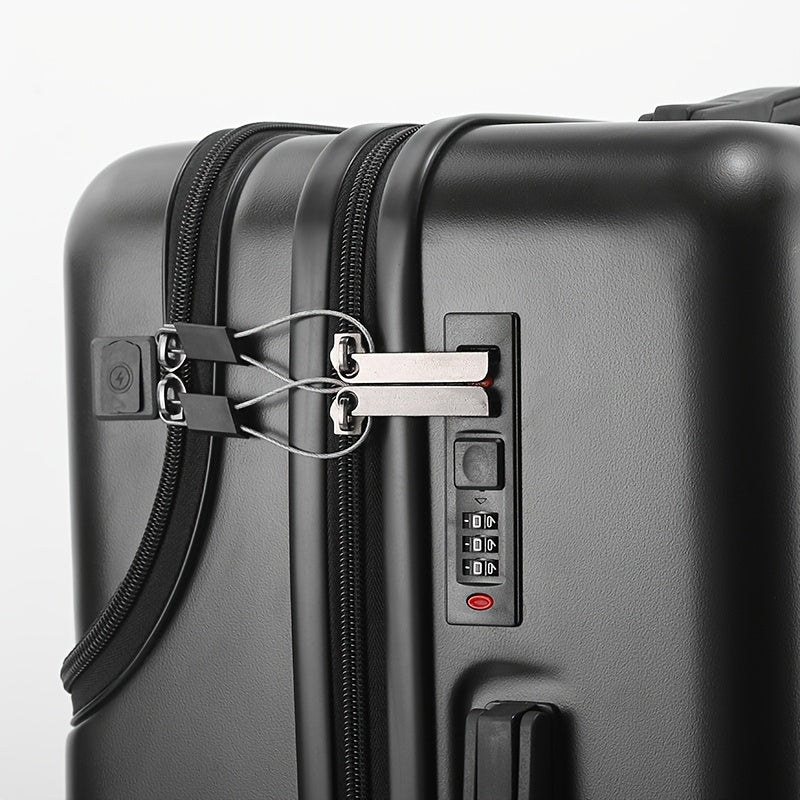 Hardside Carry-On Suitcase with USB Port & TSA Lock