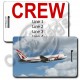 ABX AIR 767 CREW TAGS