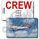 BRITISH AIRWAYS 747-436 CREW TAGS