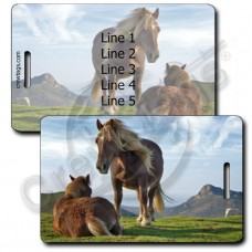 HORSE LUGGAGE TAGS