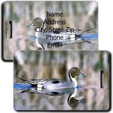 NORTHERN PINTAIL DUCK LUGGAGE TAGS