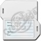 BUSINESS CARD HOLDER LUGGAGE TAG - WHITE
