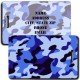 CAMOUFLAGE LUGGAGE TAGS - BLUE