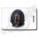 BLACK AND TAN COONHOUND LUGGAGE TAGS