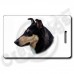 COLLIE- SMOOTH COAT BLACK AND TAN LUGGAGE TAGS