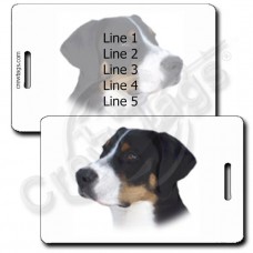 GREATER SWISS MOUNTAIN DOG LUGGAGE TAGS