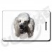POODLE LUGGAGE TAGS - WHITE