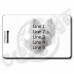 WEST HIGHLAND WHITE TERRIER LUGGAGE TAGS