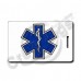 Star of Life with EMS Back Luggage Tags