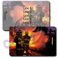 FIREFIGHTER LUGGAGE TAGS