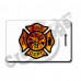 MALTESE CROSS WITH FIRE BACK LUGGAGE TAGS