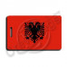 ALBANIA FLAG LUGGAGE TAGS
