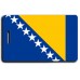 BOSNIA FLAG LUGGAGE TAGS
