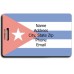 CUBA FLAG LUGGAGE TAGS