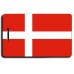 DENMARK FLAG LUGGAGE TAGS