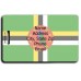 DOMINICA FLAG LUGGAGE TAGS
