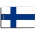 FINLAND FLAG  LUGGAGE TAGS