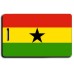 GHANA FLAG LUGGAGE TAGS