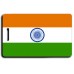 INDIA FLAG LUGGAGE TAGS