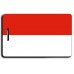 INDONESIA FLAG LUGGAGE TAGS