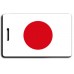 JAPAN FLAG LUGGAGE TAGS
