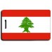 LEBANON FLAG LUGGAGE TAGS