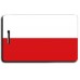 POLAND FLAG LUGGAGE TAGS