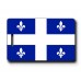 PROVINCE OF QUEBEC FLAG LUGGAGE TAGS