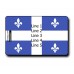 PROVINCE OF QUEBEC FLAG LUGGAGE TAGS