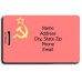 RUSSIA HAMMER AND SICKLE FLAG LUGGAGE TAGS