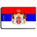 SERBIA FLAG LUGGAGE TAGS