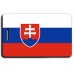 SLOVAKIA FLAG LUGGAGE TAGS