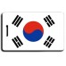 SOUTH KOREA FLAG LUGGAGE TAGS