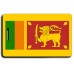 SRI LANKA FLAG LUGGAGE TAGS